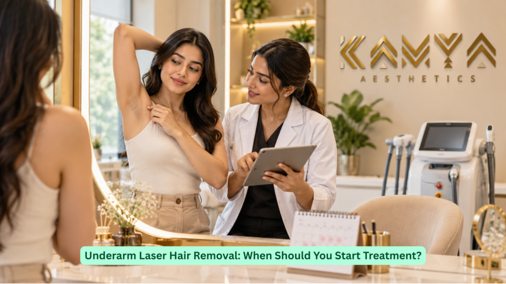 Underarm Laser Hair Removal: When Should You Start Treatment?