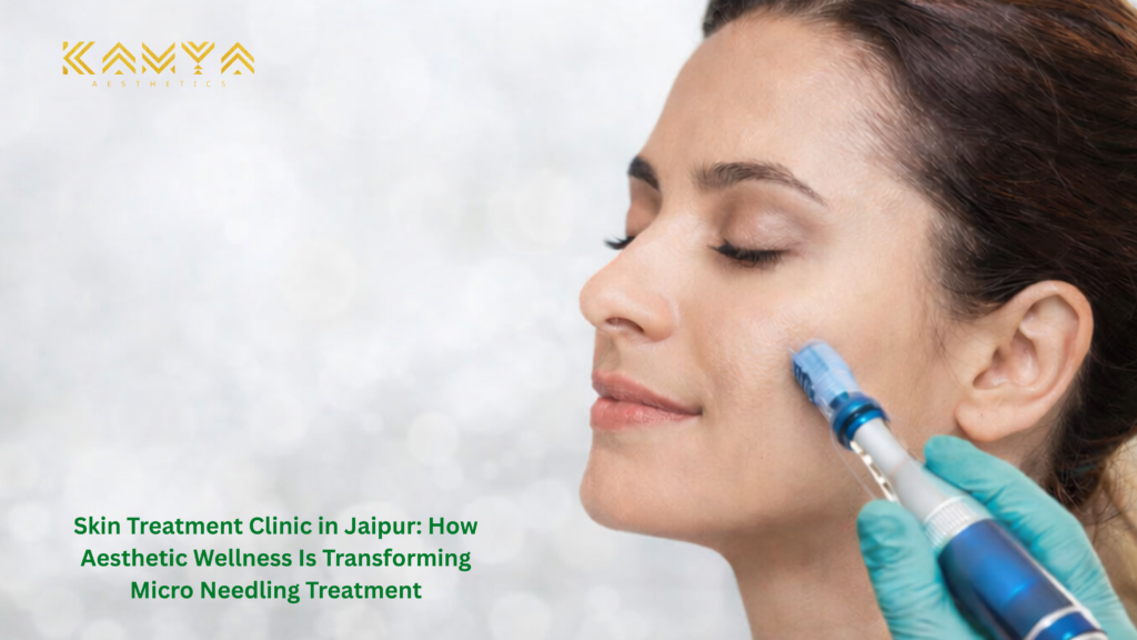 Micro needling treatment performed by skin specialist at a skin treatment clinic in Jaipur